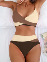 Biquíni Cintura Alta Multicolorido Tons Terrosos
