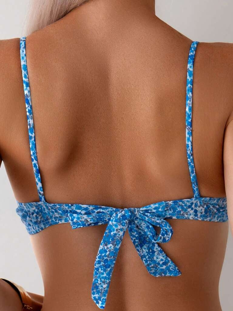 Biquíni Multicolorido Azul Rizya