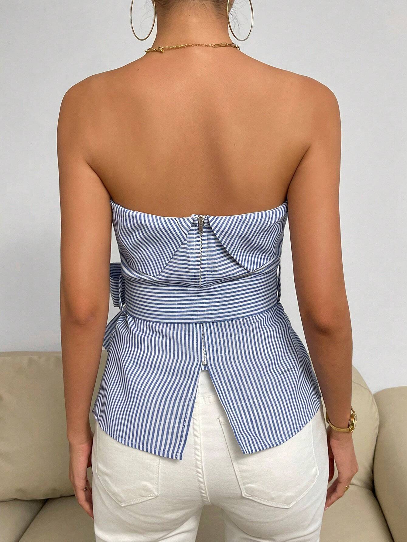 Blusa Feminina Azul Maria Flor