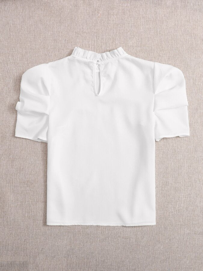 Blusa Feminina Branca Bufante
