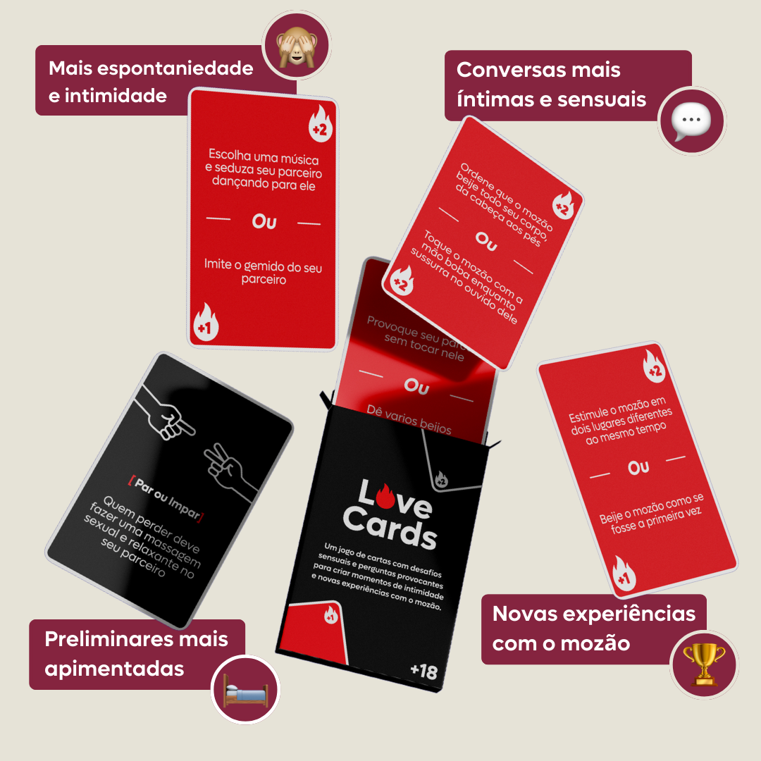 Love Cards - Jogo de cartas para Casais