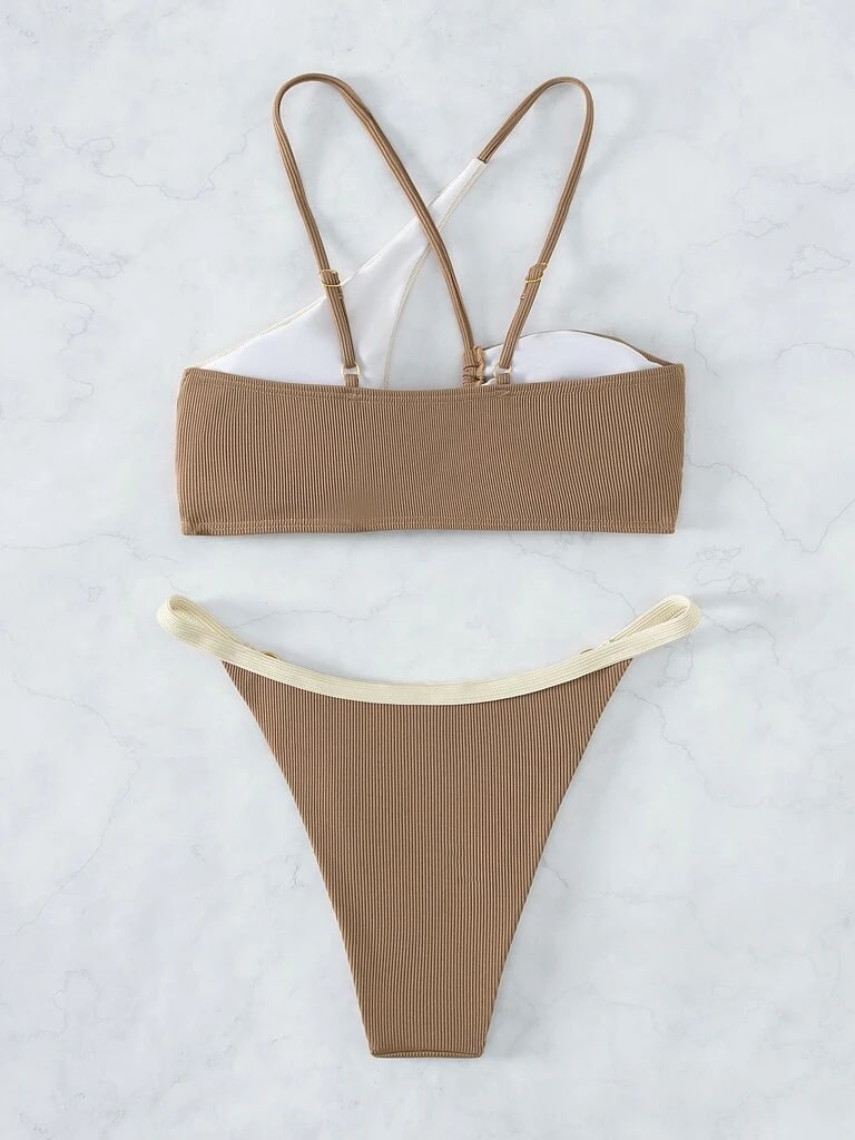 Biquíni Marrom Saint-Tropez