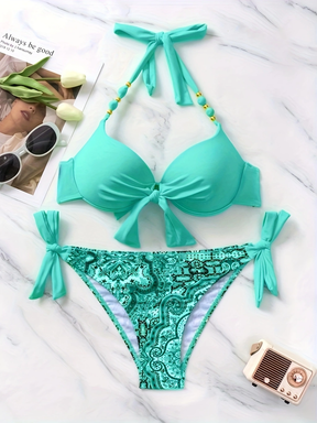 Biquíni Sasha Estampado Verde