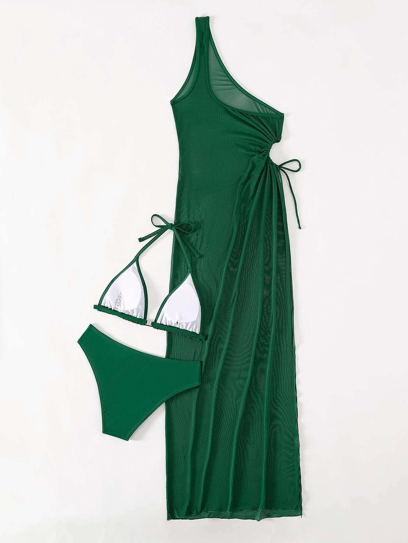 Biquíni e Saída de Praia 3 Peças Verde Ibiza