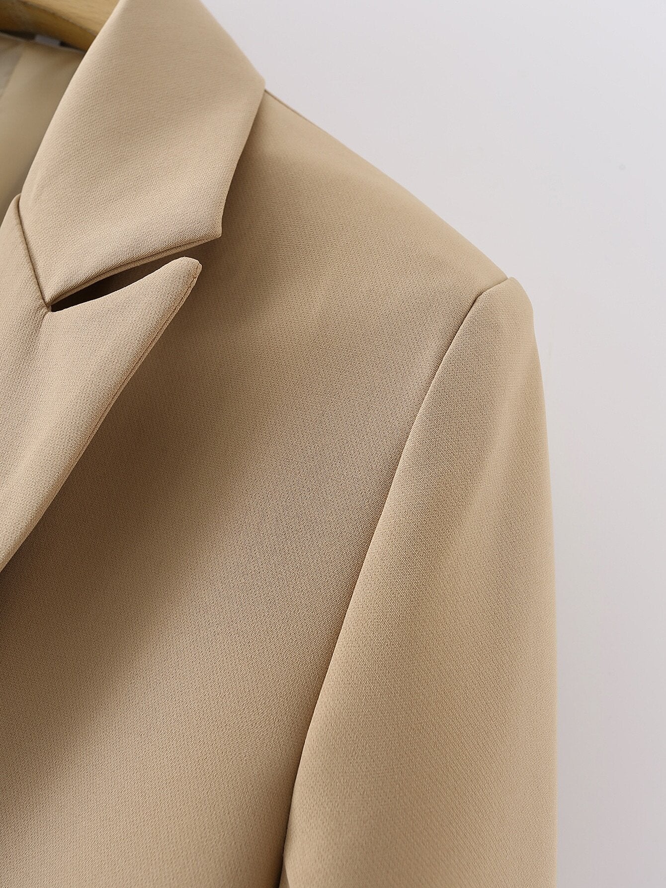 Blazer Feminino Alfaiataria Bege