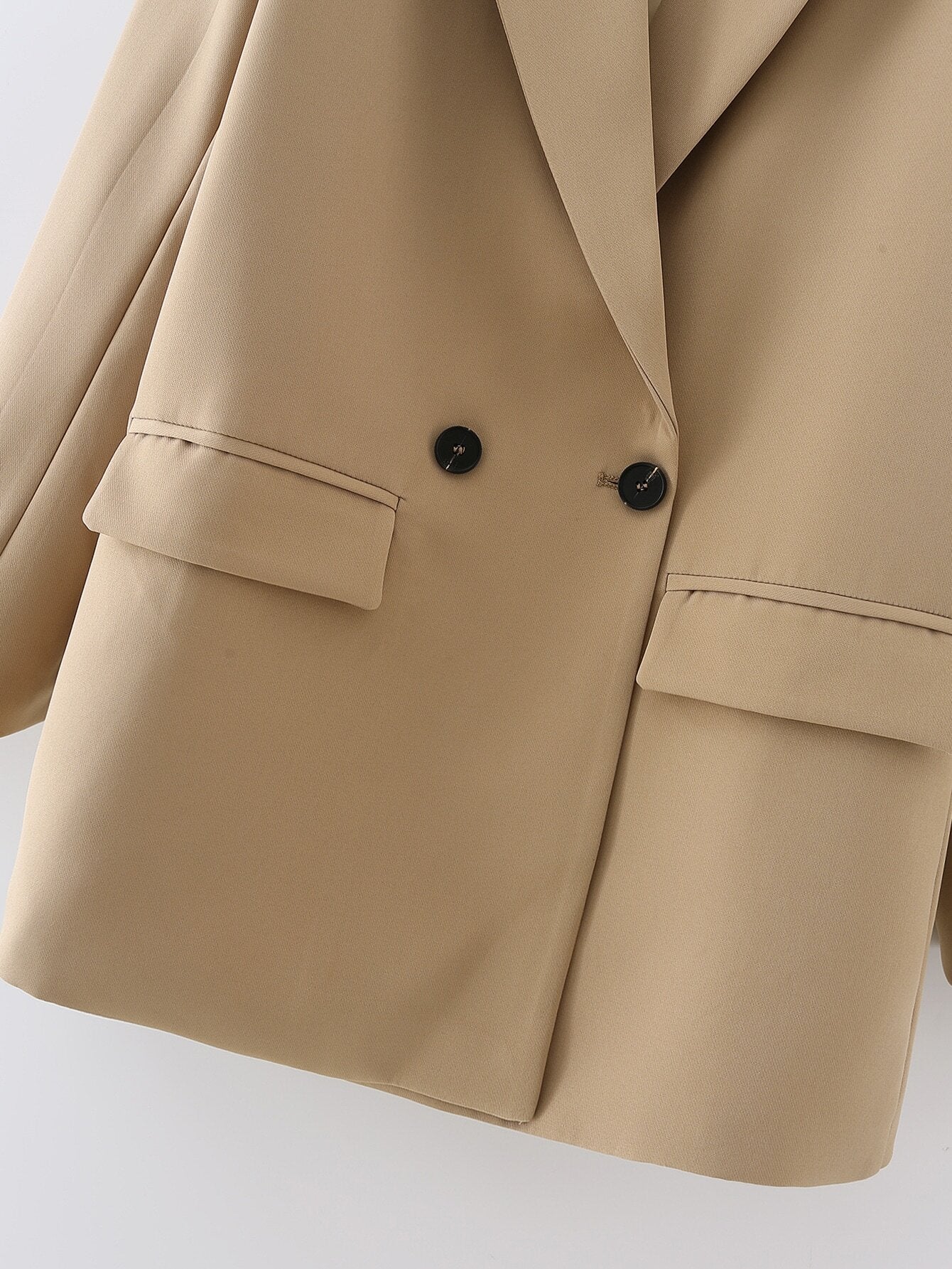 Blazer Feminino Alfaiataria Bege