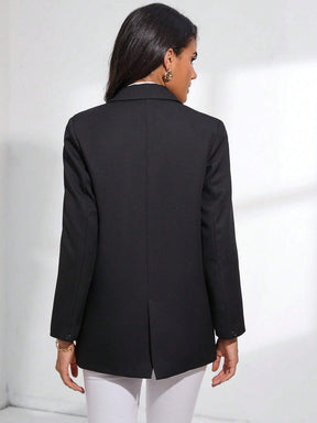 Blazer Feminino Alfaiataria Preto