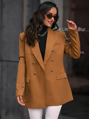 Blazer Feminino Alongado Cáqui