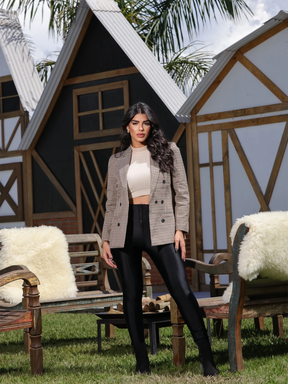Blazer Feminino Xadrez
