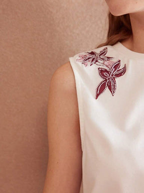 Blusa Feminina Branca Nápoles